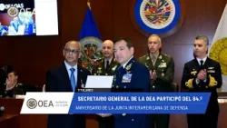 OEA News: 84.º aniversario de la Junta Interamericana de Defensa. 27 de marzo de 2026. OEA News: 84.º aniversario de la Junta Interamericana de Defensa. 27 de marzo de 2026.