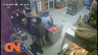 Cámaras captan robo a tienda Express 24/7 en la colonia El Fortín durante la madrugada