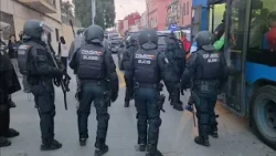 National Police clear out several immigrant settlements across the city