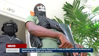 ANAP holds a press conference on how the BSAP will be restructured