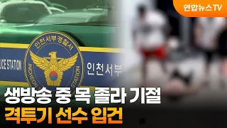 Fighter Booked After Choking Man Unconscious on Livestream and 'Laughing' / YonhapnewsTV