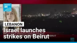 War in the Middle East: Israel launches fresh strikes on Beirut • FRANCE 24 English