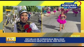 ¡Orgullo catracho! Comayagua celebra la independencia con coloridos desfiles