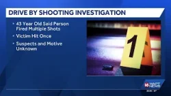 В результате стрельбы из проезжающего автомобиля на улице Уильямс Драйв один человек получил ране...