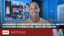 Alejandro Rodríguez registró en 2025 la mejor actuación histórica del triatlón cubano. Alejandro Rodríguez registró en 2025 la mejor actuación histórica del triatlón cubano.