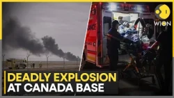 Explosion Triggers Major Fire At Canada's Wainwright Military Base | WION
