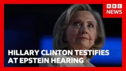 Hillary Clinton testifies at Jeffrey Epstein hearing | BBC News