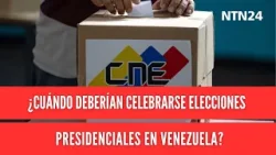 ¿Cuándo deberían celebrarse elecciones presidenciales en Venezuela?