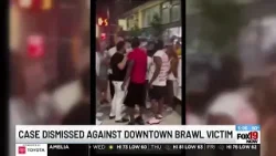 Дело против жертвы драки в центре города прекращено.