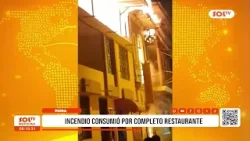 Piura: incendio en restaurante de Catacaos deja dos heridos Piura: incendio en restaurante de Catacaos deja dos heridos