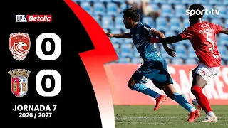 Resumo: Santa Clara 0-0 Braga - Liga Portugal Betclic | sport tv