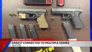 Arrest in Dayton connected to multiple crimes