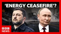 Zelensky says Ukraine supports 'energy ceasefire' announced by Trump | BBC News