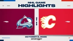 NHL Highlights | Avalanche vs. Flames - October 8, 2026