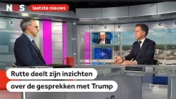 Rutte bij CNN over gesprek met Trump: Hij is zeer teleurgesteld