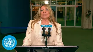 Candidate for Secretary-General position: Ivonne A-Baki - Stakeout | United Nations
