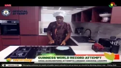 #TV3NewDay: Can Akua Acheampong Cook for the RECORD? | Longest Cooking Lesson GWR Attempt