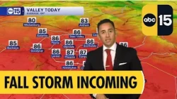 ABC15 Weather Action Days Friday & Sunday with Fall Storm in Arizona