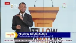 Fellow Ghanaians, We Spend on the Unjustifiable While Patients Sleep on Hospital Floors