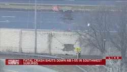 Deadly crash in Romeoville shuts down portion of I-55 ahead of rush hour