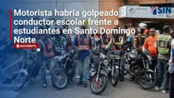Piden detener motorista que agredió vehículo escolar
