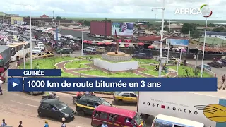 Guinée : 1000 km de route bitumée en 3 ans