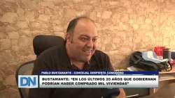 Bustamante: “en los últimos 20 años que gobiernan podrían haber comprado mil viviendas” Bustamante: “en los últimos 20 años que gobiernan podrían haber comprado mil viviendas”