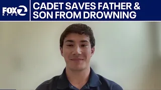 Cal Poly Senior caded saves father and son from drowning | KTVU