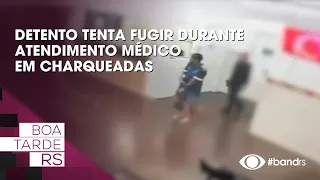 Inmate attempts to escape during medical appointment in Charqueadas