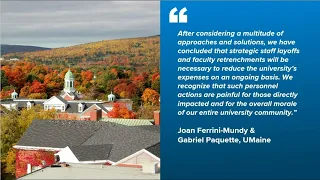 UMaine to see layoffs amid $19M budget shortfall