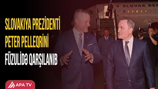 Slovakiya Prezidenti Azərbaycanda səfərdədir | APA TV