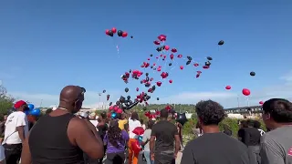 Balloon release for 4 victims of deadly crash into Mill Creek