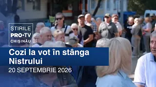 PRO TV News (8:00 PM) | LONG LINES AT THE POLLS IN TRANSNISTRIA | Moldova