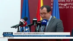 Me 81 vota për dhe 19 kundër, deputetët në Kuvendin e Maqedonisë së Veriut votuan Ligjin