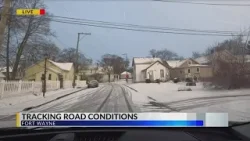 Hazardous road conditions cause several crashes