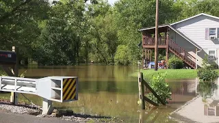 Flood damage in Union County