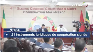 Mali : 21 instruments juridiques de coopération signés avec le Maroc