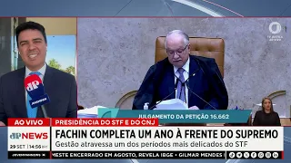 Fachin completa um ano na presidência do STF | TEMPO REAL
