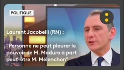 Laurent Jacobelli, député RN, est l'invité de la matinale de franceinfo