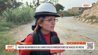 Trujillo: Road improvement project begins near Huacas de Moche