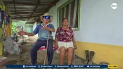 Familias en comunidad India Cabecera en El Valle de Antón afectadas por el sismo