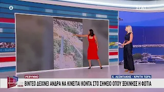 Ρέθυμνο: Βίντεο δείχνει άνδρα να κινείται κοντά στο σημείο όπου ξεκίνησε η φωτιά | Πρωινή Ενημέρωση