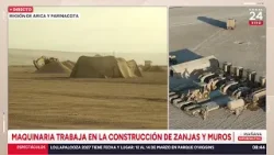 Plan Escudo Fronterizo: maquinarias empiezan a trabajar en frontera norte | 24 Horas TVN Chile