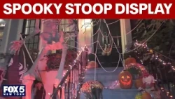 Spooky stoop displays popping up throughout NYC