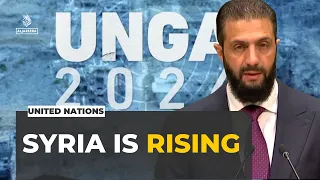 Syria's Ahmed al-Sharaa tells UNGA that Syria is ‘rising’ after Assad's fall