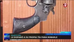 Le disparó a su propia tía para robarle