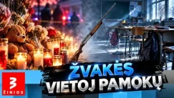 Po tragedijos mokykloje liko tušti suolai, žvakės ir sukrėstas miestas