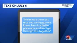 Group chat text messages surface following death of Nolan Wells