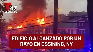 Severe thunderstorm may have caused fire in Ossining, NY