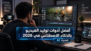 أفضل أدوات توليد الفيديو بالذكاء الاصطناعي في 2026 | تحديث AI